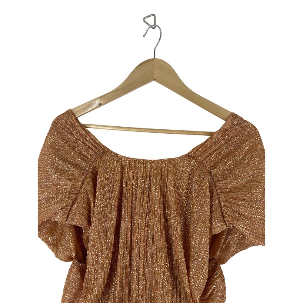 Women's Gold Anthropologie Top - Picture 6 of 14